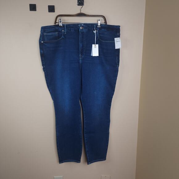 Good American Good Legs Jeans in Dark Wash Size 26 - Picture 1 of 12